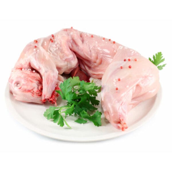 Viande lapin nu