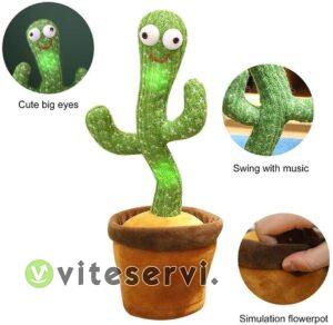 Cactus parlant Répète et danse