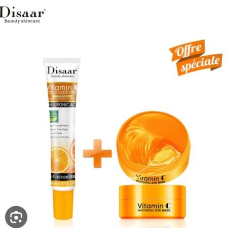 Masque anti cerne et ride + crème cernes à la vitamine C