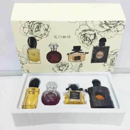 Coffret de parfums couleur blanche