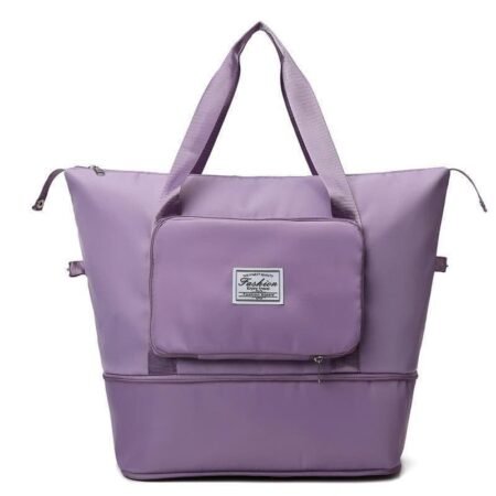 Sac De Sport Pliable Et Extensible Pour Femmes, Sac De Voyage À Séparation Sèche Et Humide, Sac De Rangement Pour Bagages Extérieur