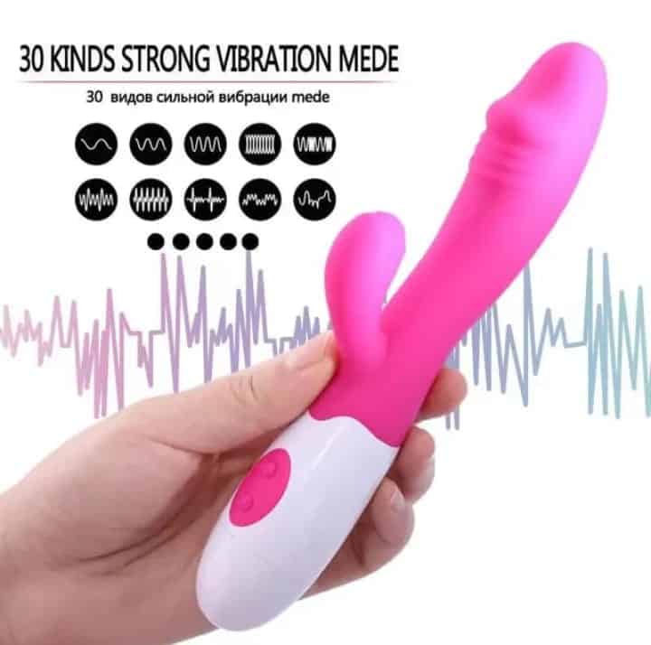 Sextoys Vibromasseur en Silicone pour femmes, gode, point G, double Vibration, pour Masturbation, Stimulation