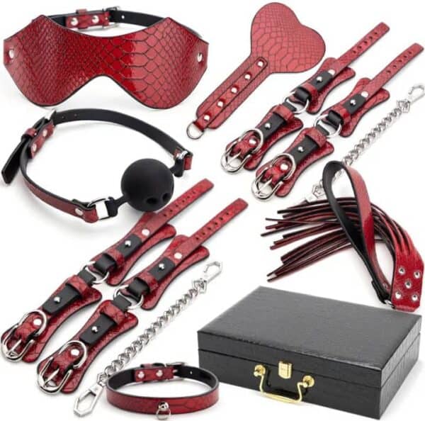 menottes adulte femelle Collier fétiche Paddle Bondage Kit pour jouets sexuels