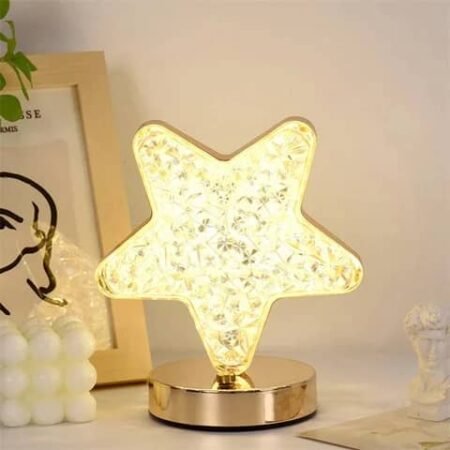 Lampe veilleuse de chambre en cristal