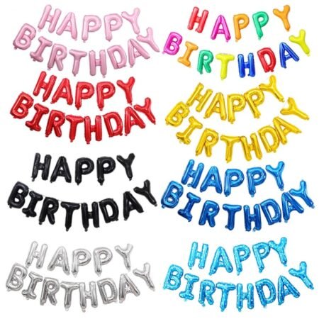 Ballons happy birthday gonflable