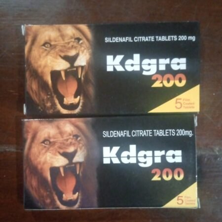 Viagra Kdgra 200mg, Comprimés pour la Dysfonction Érectile, Vigueur Sexuelle Masculine, Érection Ferme et Durable, 5 Pilules Pelliculées pour Performance Améliorée l'érection