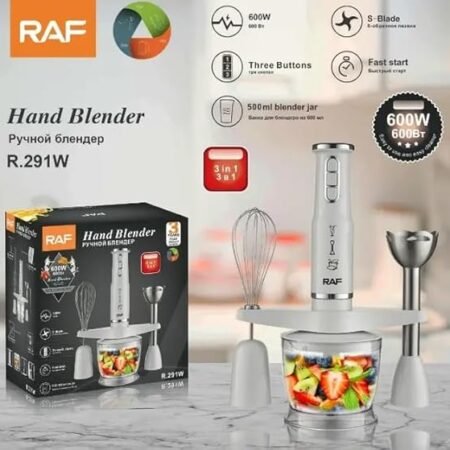 Mixeur plongeant RAF 4 en 1 - 600 W - R.291W