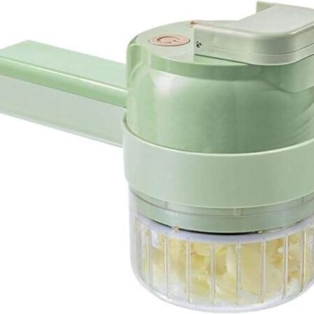 Ensemble de Coupe-légumes 4 en 1 Portable électrique Durable broyeur broyeur Chili Machine chargeant aux légumes USB Cuisine au Gingembre