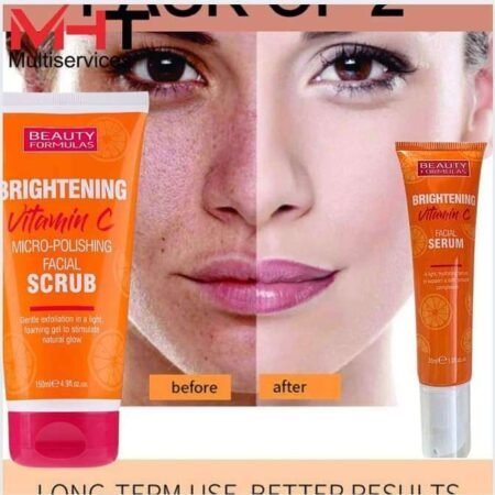 Gommage visage éclaircissant à la vitamine c