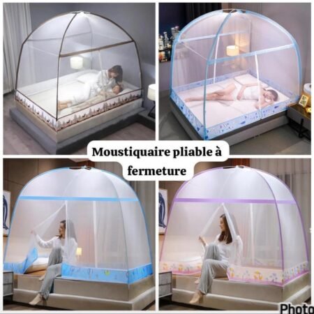Moustiquaire pliable 2 place
