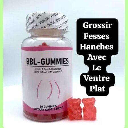 BBL gummies rose fessiers 20cpm