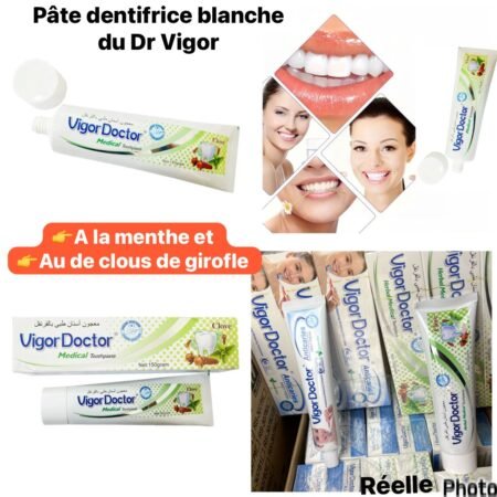 Pâte dentifrice Dr Vigor à la menthe et aux clous de girofle
