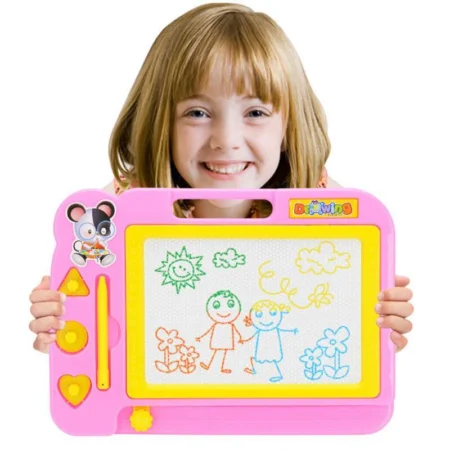 Tableau à dessin magnétique pour enfants : art interactif et apprentissage avec surface effaçable et marqueurs