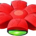 Balle magique, balle de déformation Frisbee, OVNI lumineux de déformation, balle de football magique à plat de déformation, avec lumière LED, jouets volants, jouet parent-enfant