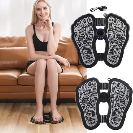 Masseur de pieds | Tapis de massage thérapeutique EMS Stimulateur de points d'acupuncture bioélectrique EMS Appareil de circulation des pieds