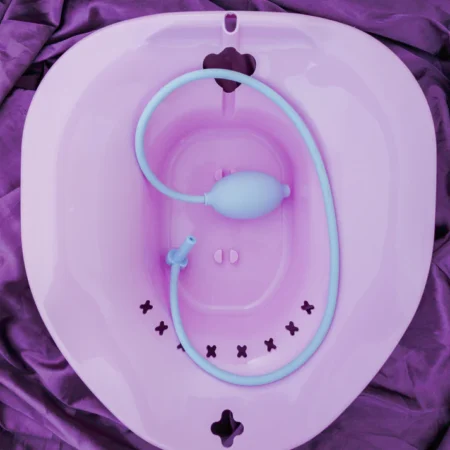 Siège bain vapeur Bidet Portable, Amovible pour Toilette Bassin Bain, pour Personnes Âgées Maternité Femme Enceinte Soins Masculin ou Féminin