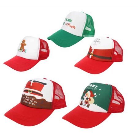 Casquette de camionneur Père Noël imprimée