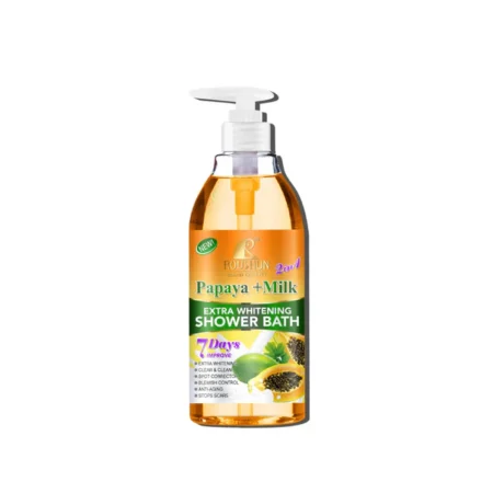 Bain Douche 2 en 1 Papaye + Lait Roushun - 1300 ml