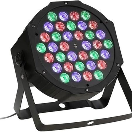 Par Led Lumière De Scène, EBXYA 36w Par Lampe RGB Pour Disco, Halloween, Club, Mariage, Support Dmx512, Télécommandée, 7 Couleurs Décoration Light éclairage Stroboscope Projecteurs [Classe énergétique A]