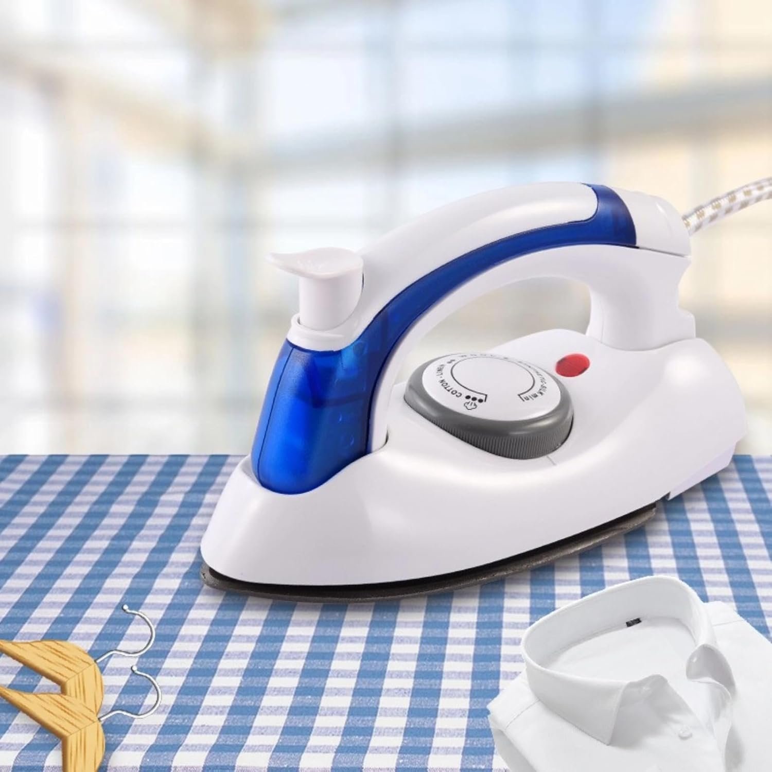 Mini Fer à Repasser De Voyage Pliable Et Portable - Réservoir 50 Ml, Chauffage Rapide, Vert - Idéal Pour Déplacements Et Dépannage à La Maison