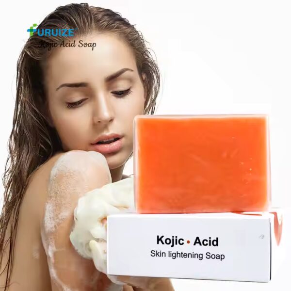 Savon kojic Acid pour le traitement des tâches et bouton au visage 3