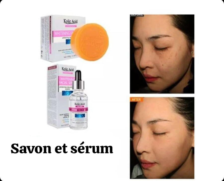 Kojik acide pour soin de visage rougeurs, acné ,datre,cerne