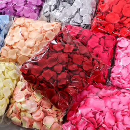 Pétales de rose artificiels grand sachet