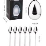 Ensemble de Couverts de Luxe en Acier Inoxydable, Cuillère et Fourchette, Style Occidental, Élégant, Rétro, pour la Décoration de la Maison
