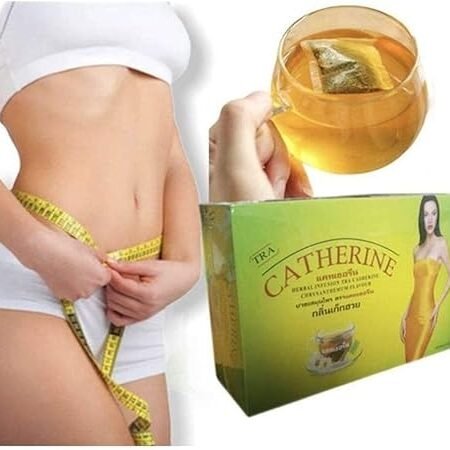 Thé rafraîchissant minceur détox au chrysanthème CATHERINE Infusion aux herbes Catherine Régime minceur Perte de poids Thé laxatif Vanille