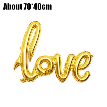 Ballon gonflable Love décoration St Valentin