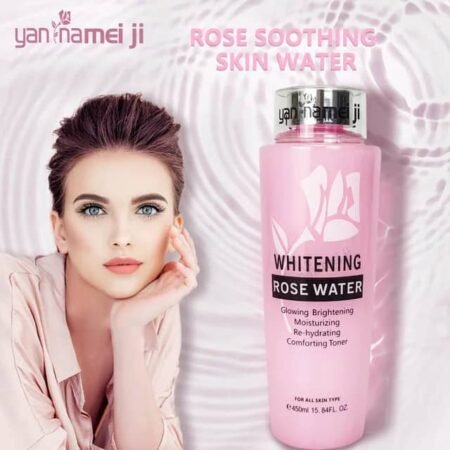 Lotion de visage à L'eau de rose éclaircissant pour le visage plus propre, clair et sans imperfections