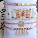 Ensemble de bracelets en perle tisser differents motifs