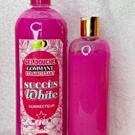 Gel de douche nettoyant gommant ultra succès white