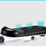 Mini Stepper Home Trainer, Pédale de pied, Stepper d’escalier avec écran LCD, appareil d’exercice avec bandes de résistance, pédales durables et confortables
