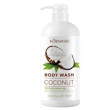 Le gel douche à la noix de coco Body Wash aide à renouveler l'hydratation naturelle de la peau