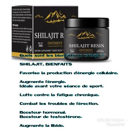 50g Shilajit RESINE complément alimentaire pour homme et femme pour améliorer les systèmes immunitaire