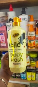 Gel douche kojic gommant et éclaircissant