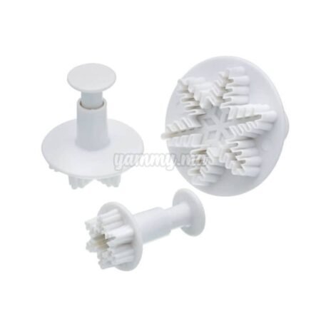Set de 3 emportes pièces en forme de flocon de neige