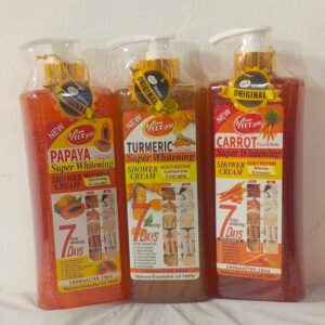 Gel douche veet gold carottes,tumeric, papaye