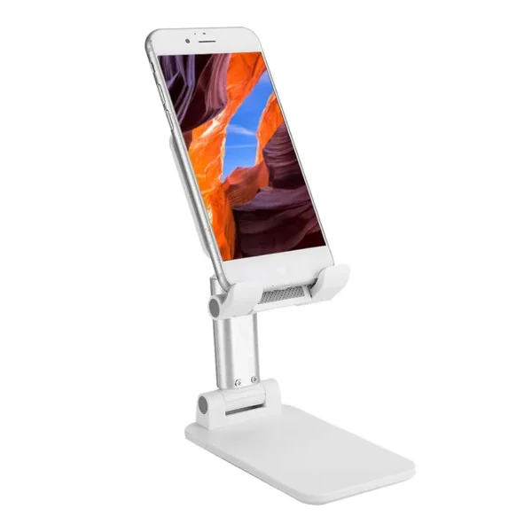 Support de téléphone portable pliable et portable, idéal pour lire ou regarder des films.