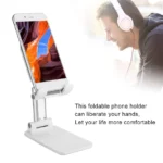 Support de téléphone portable pliable et portable, idéal pour lire ou regarder des films.