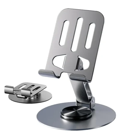Support de téléphone rotatif | Support de téléphone portable à 360 degrés | Support de téléphone portable avec rotation, support de téléphone réglable, support de téléphone de bureau robuste, support