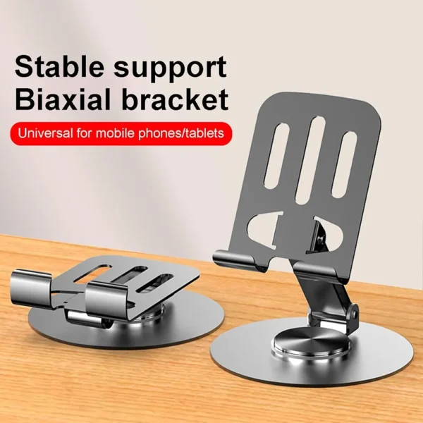 Support de téléphone rotatif | Support de téléphone portable à 360 degrés | Support de téléphone portable avec rotation, support de téléphone réglable, support de téléphone de bureau robuste, support