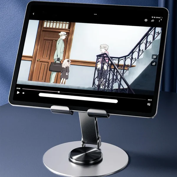 Support de téléphone rotatif | Support de téléphone portable à 360 degrés | Support de téléphone portable avec rotation, support de téléphone réglable, support de téléphone de bureau robuste, support
