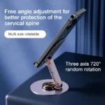 Support de téléphone rotatif | Support de téléphone portable à 360 degrés | Support de téléphone portable avec rotation, support de téléphone réglable, support de téléphone de bureau robuste, support
