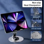 Support de téléphone rotatif | Support de téléphone portable à 360 degrés | Support de téléphone portable avec rotation, support de téléphone réglable, support de téléphone de bureau robuste, support