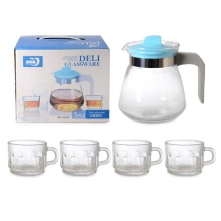 Théière et set de 4 verres