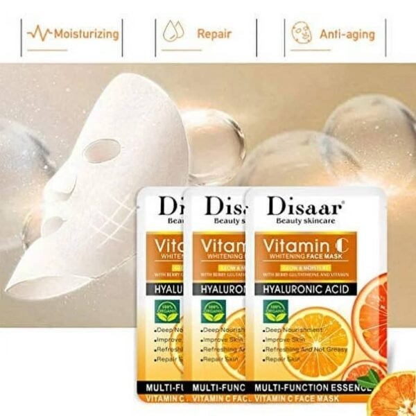 Masque de visage à base de vitamine C