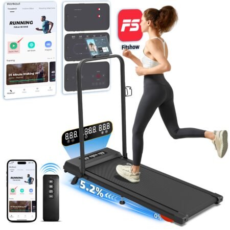 Tapis de course portable de haute qualité sous la table pour la maison avec écran LED d'exercice de salle de sport incliné Tapis de course pliable