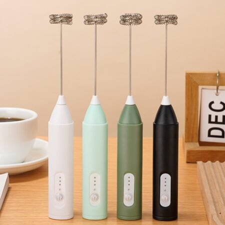 Mixeur portatif en acier inoxydable, vitesse variable, mini mixeur électrique automatique USB, à piles, pour voiture, hôtel